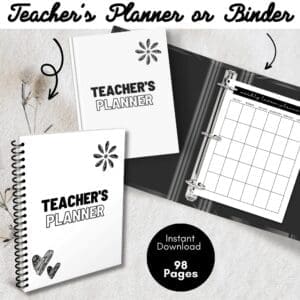 TEACHER’S PLANNER OR BINDER