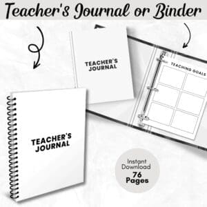 TEACHER’S JOURNAL OR BINDER