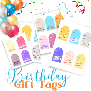 BIRTHDAY GIFT TAGS