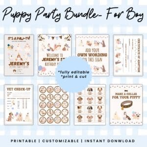 Puppy Party Bundle For Boys Image