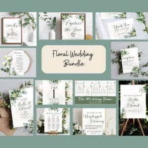 Floral Wedding Bundle Promo Image