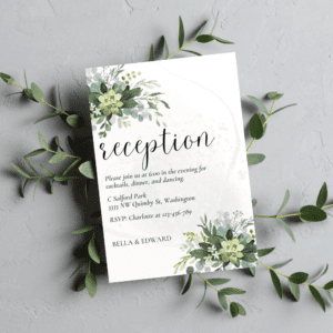 Green Floral Wedding Bundle Reception Promo Image