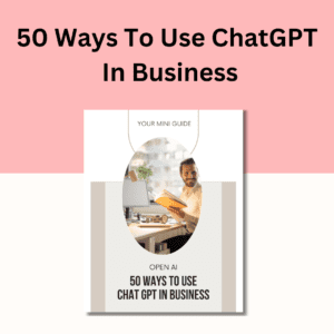 50 Ways To Use ChatGPT In Business Promo Image